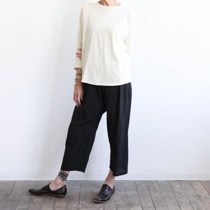 UZI NYC Black Cotton Pant